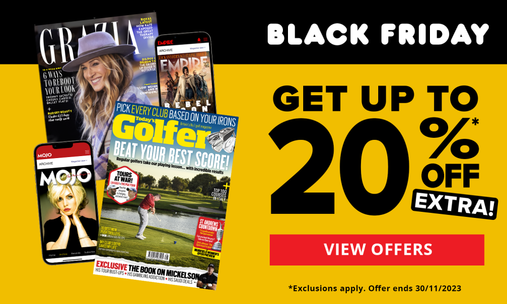 Black Friday Deals - 20% OFF our magazine subscriptions